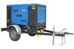 Дизельный генератор ТСС АД-136С-Т400-1РКМ20 на прицепе - фото