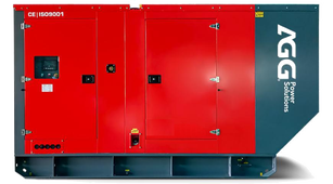 Дизельный генератор AGG CU413D5 в кожухе с АВР - фото