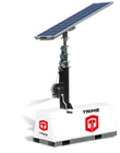 Осветительная мачта на солнечных батареях Trime X-POLE SOLAR 1x50W LED - фото